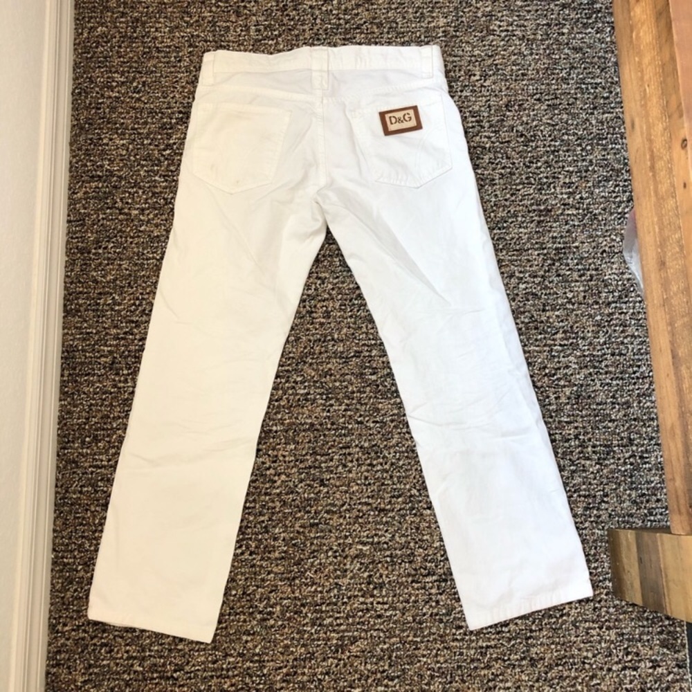 Authentic D&G white pants